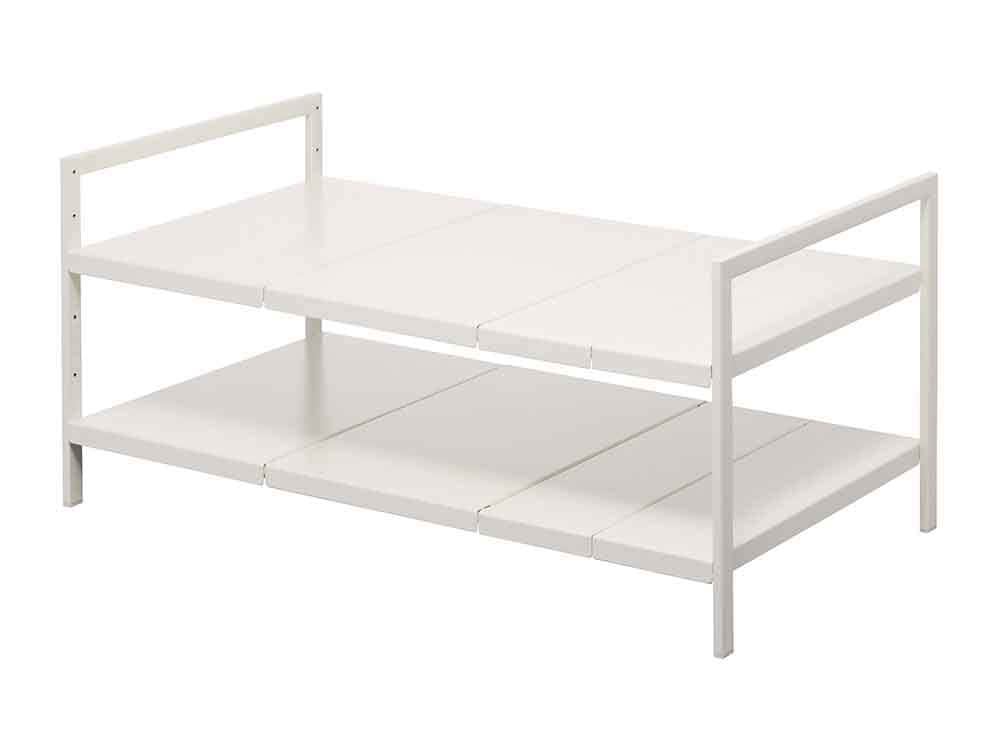 YAMAZAKI/towerのスチール製2段伸縮シンク下ラック