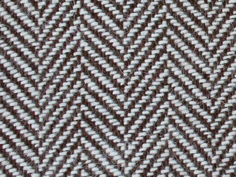 ヘリンボーン柄のチャコールグレイダイニングチェア