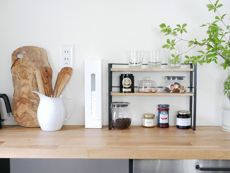 YAMAZAKIのタワー型ポリ袋ストッカー