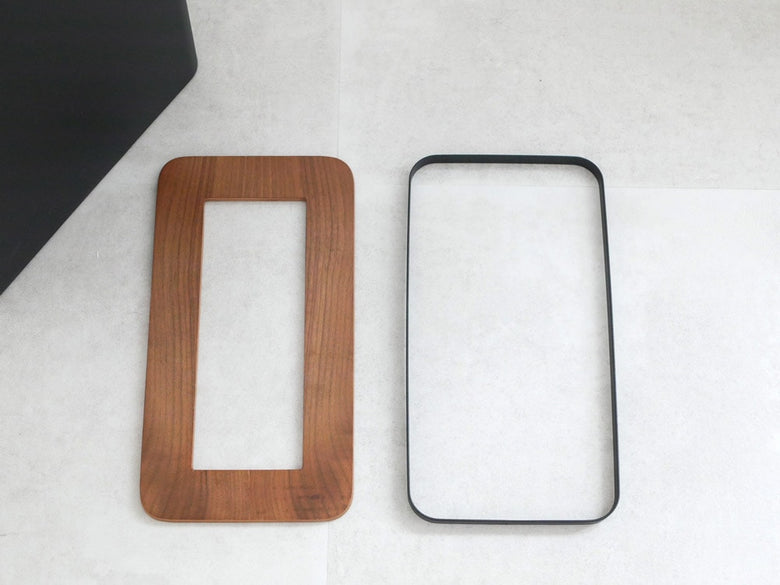 リンブランドのスチールと木製トラッシュカン