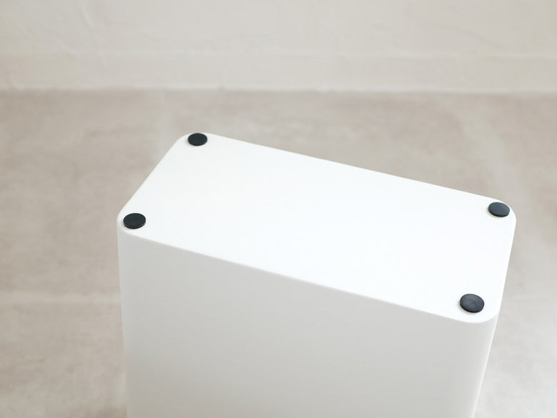 YAMAZAKI/Rin製スチールと木製のトラッシュカン