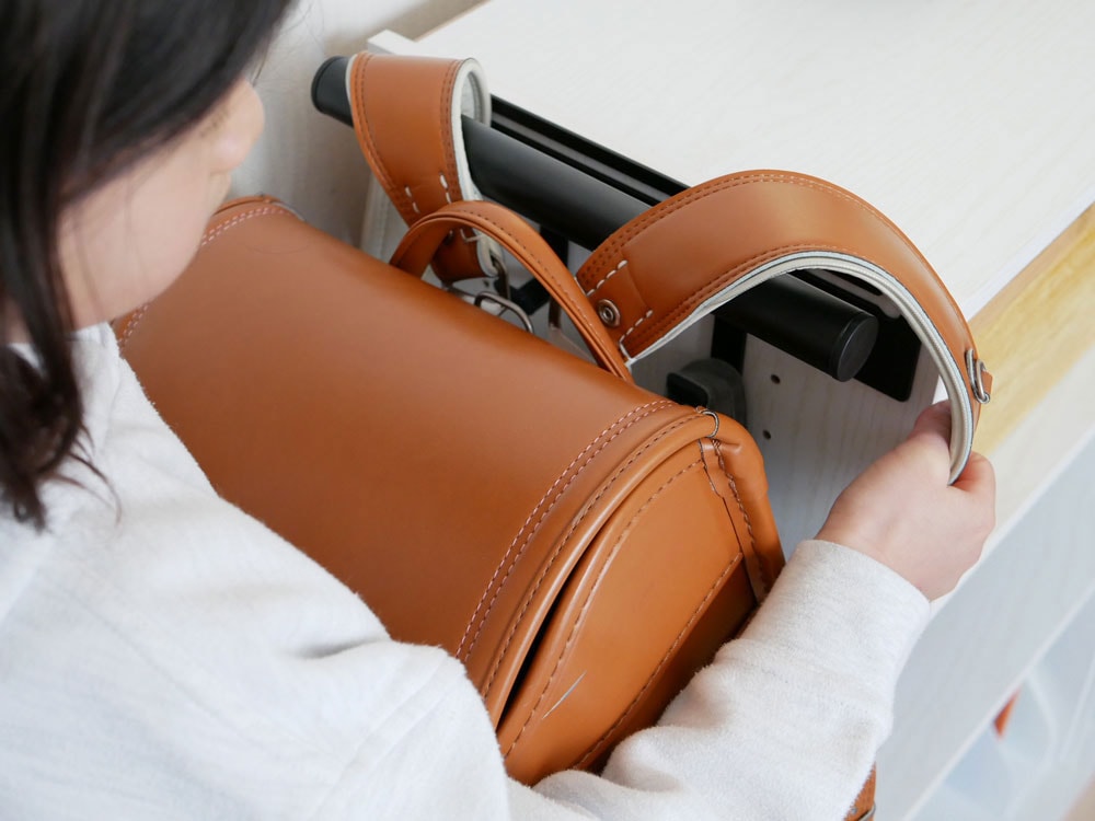 タワーRINのカラーボックス用ランドセル＆リュックハンガー