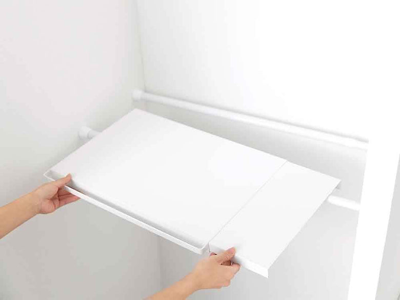 つっぱり棒用の伸縮棚板が2枚
