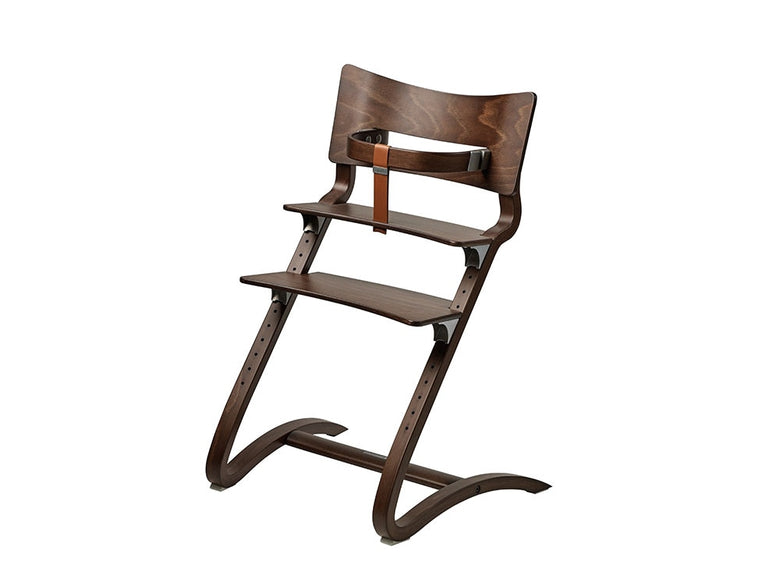 Leanderの高椅子用セーフティーバー、ブナ材と牛革製