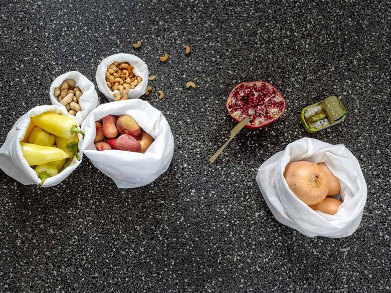 オーガニックコットン100％多目的バッグセット