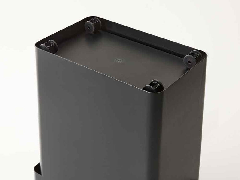 タワー密閉米びつ シルバー色 計量カップ付