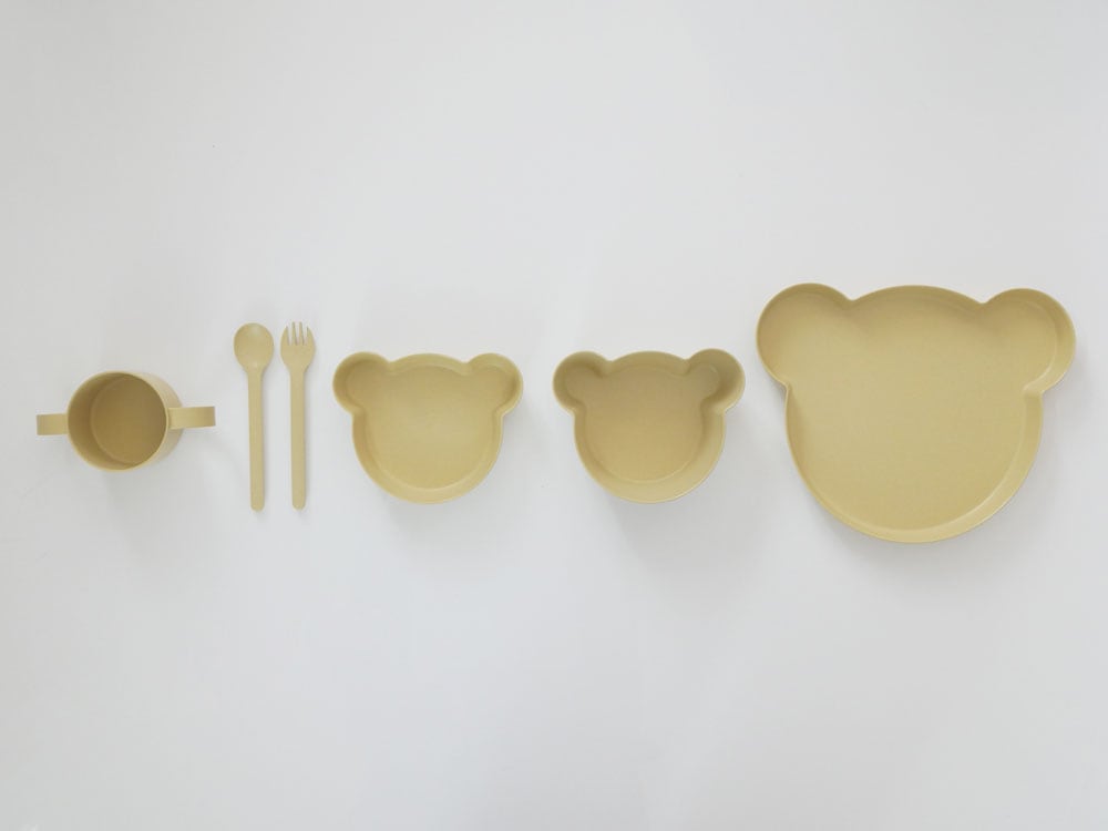 タック製ベア型ビオキッズディッシュボウル