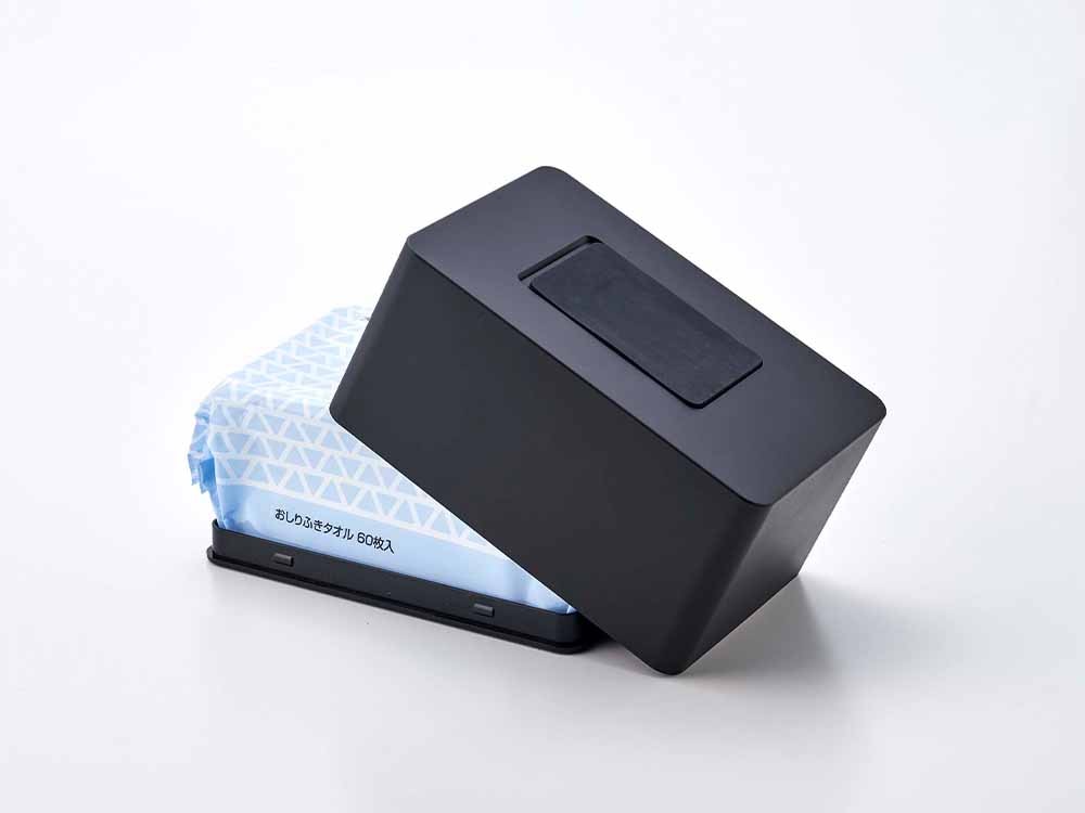 山崎タワーのウェットシートホルダー