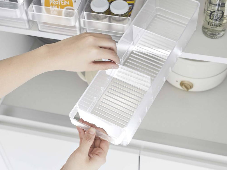 タワー製冷蔵庫用プラスチック仕切り収納ケース