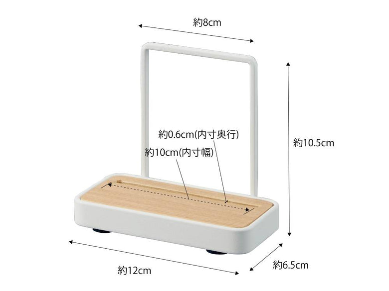 スチールと木でできた神札スタンド