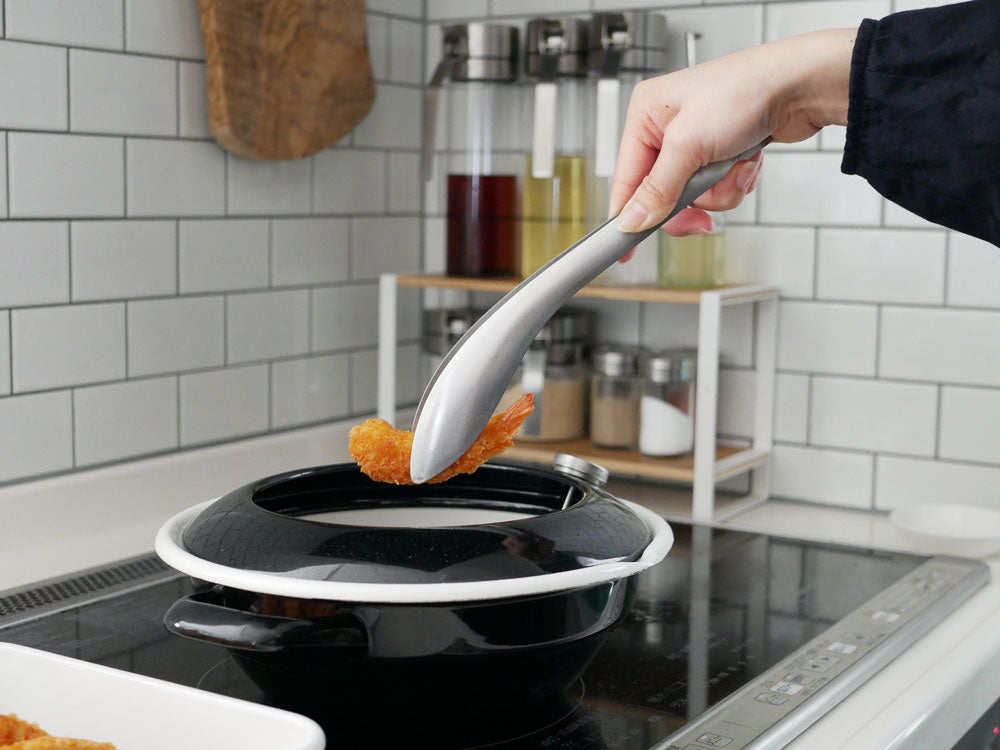 AUXブランドのステンレス製ごはん用トング