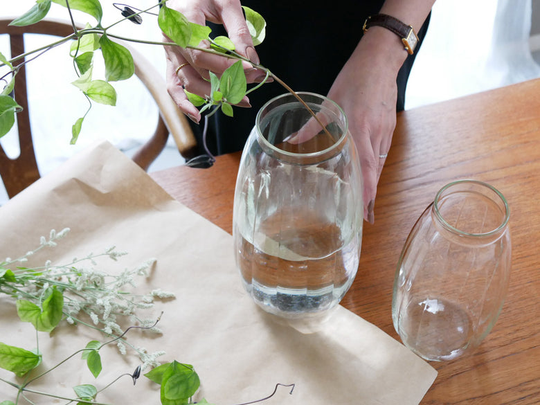 Horn Please MADEのリューズガラス製フラワーベース