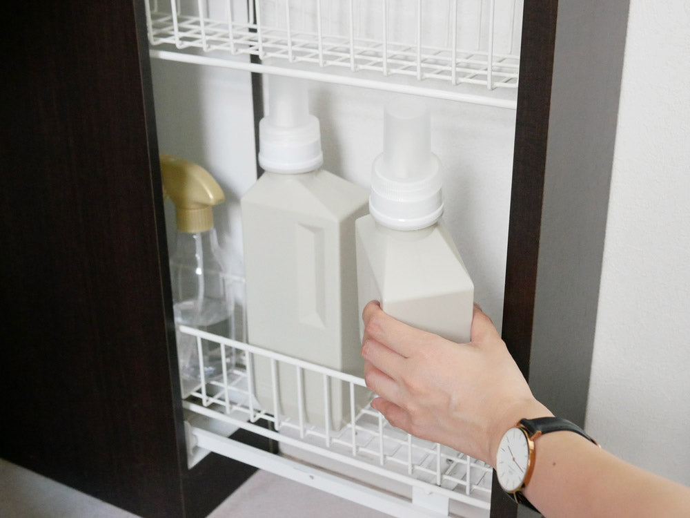 サラサデザインのB2Cランドリーボトル、1000mlと700mlの2サイズ