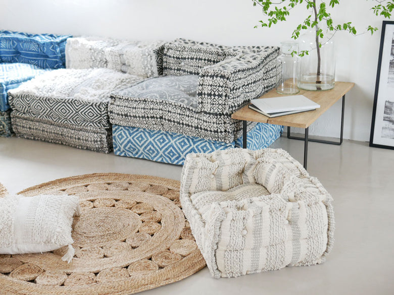 adepecheブランドのブロックマルチキッズソファ