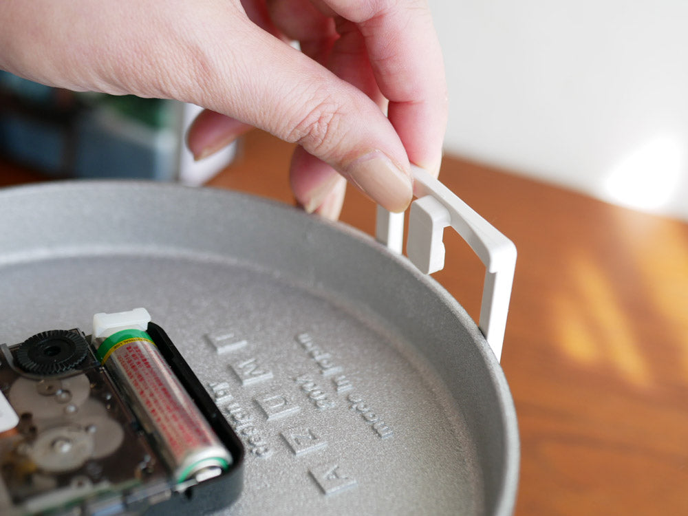 レムノス Edge Clock アルミ製壁掛け時計