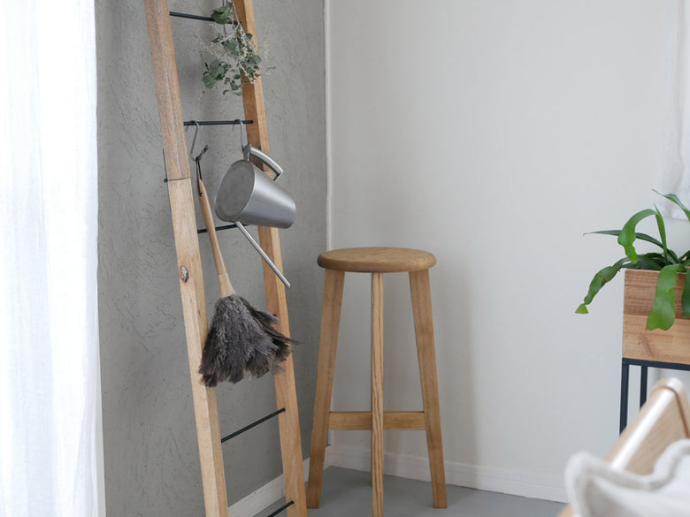 DULTONのフェザーダスター、竹ハンドルと羽毛ブラシ