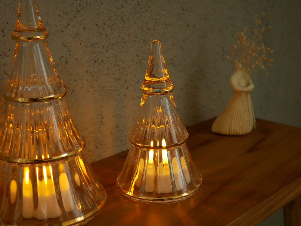 HOLMEGAARDのガラスクリスマスツリー