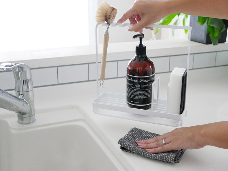 タワーのスポンジ＆クリーニングツールスタンド