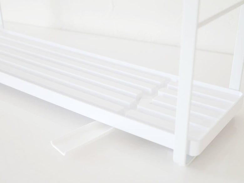 タワーのスリム二段水切りワイヤーバスケット