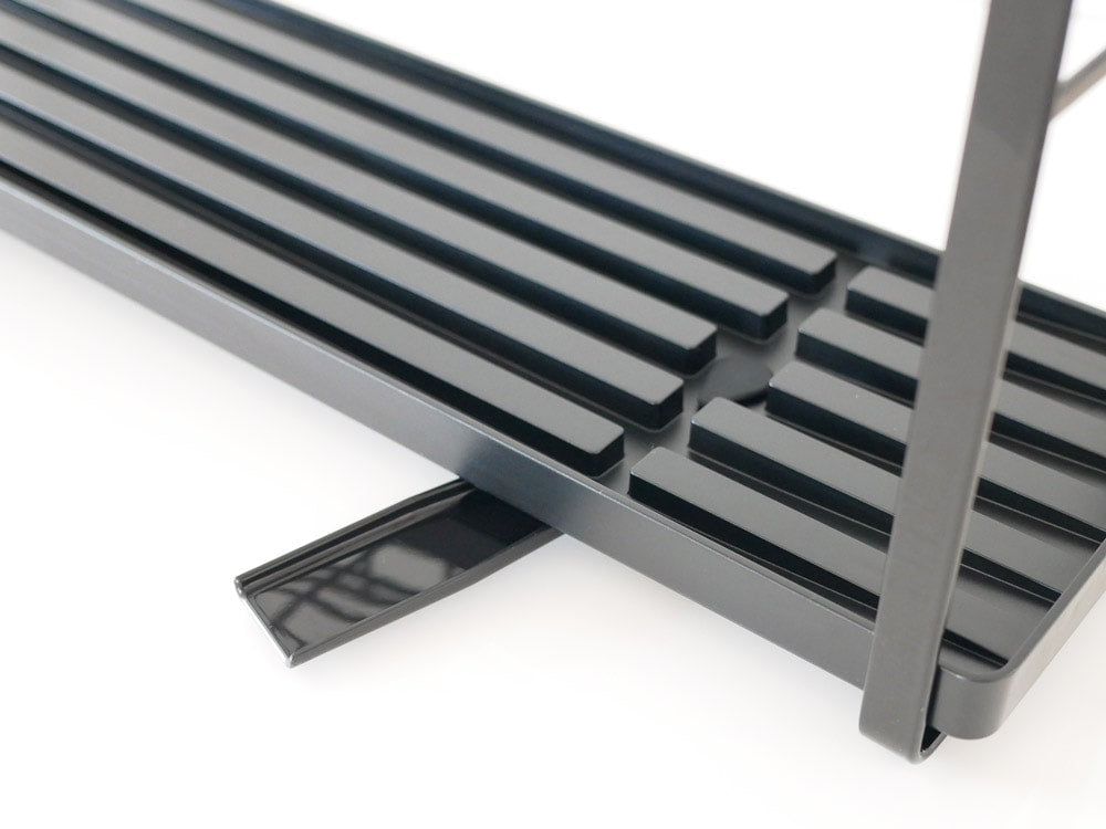 スリムな2段水切りワイヤーバスケット