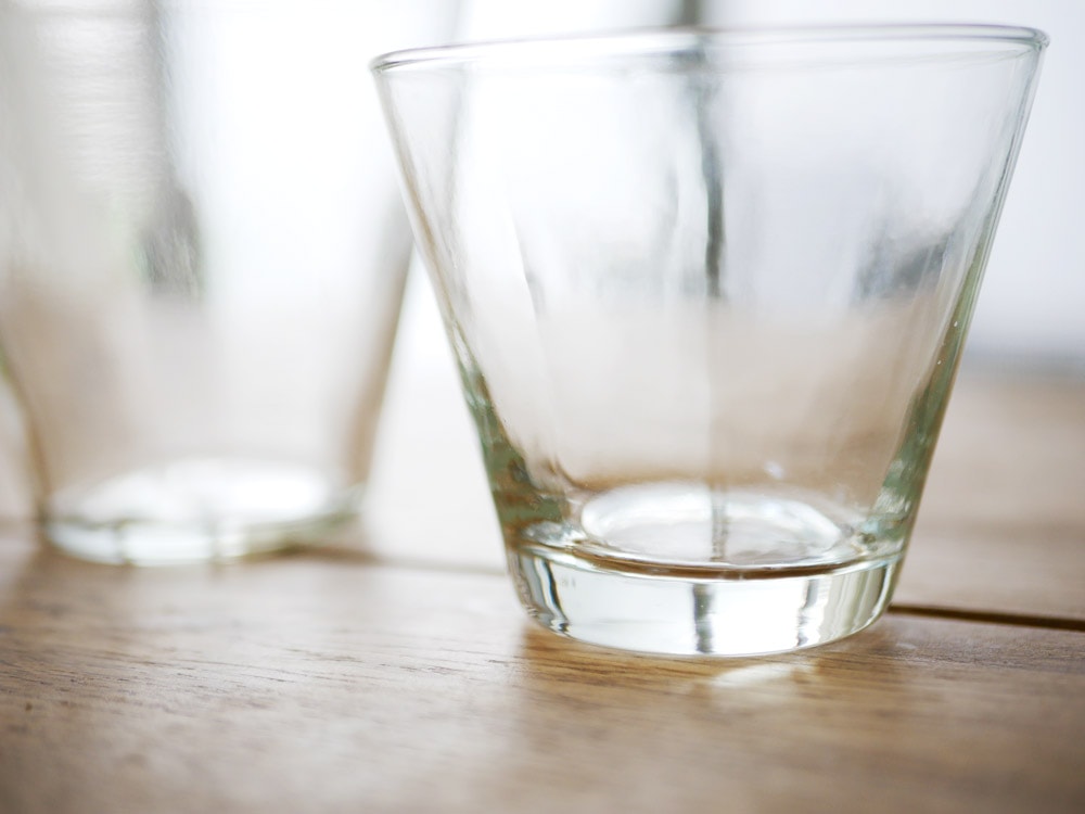 ホーンプリーズ リューズガラス ティー 250ml容量のリサイクルガラス製高球グラス