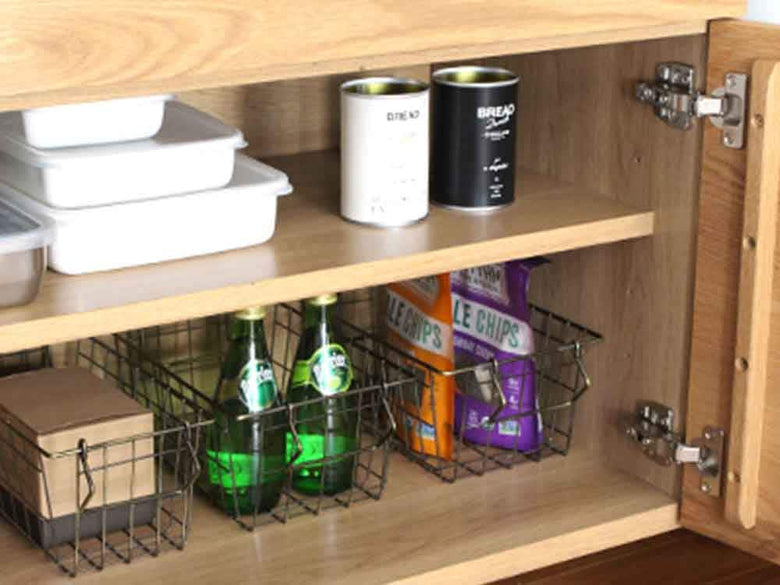 adepeche splemキッチンボードの木製キャビネット