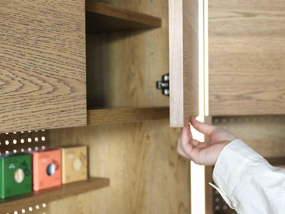 a.depecheのオーク材キッチンボード