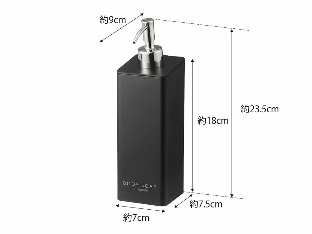 フィルムフック付き500mlタワーソープディスペンサー