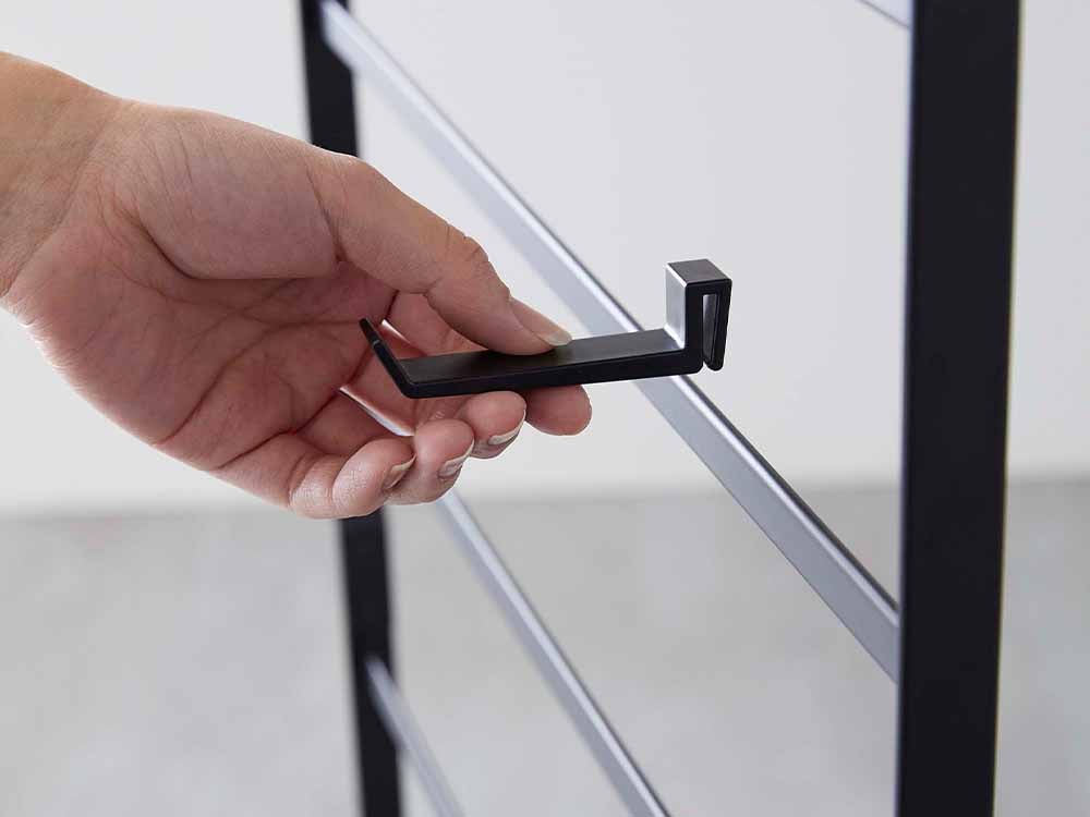 Yamazakiタワー洗濯用品収納ワゴンの金属棚