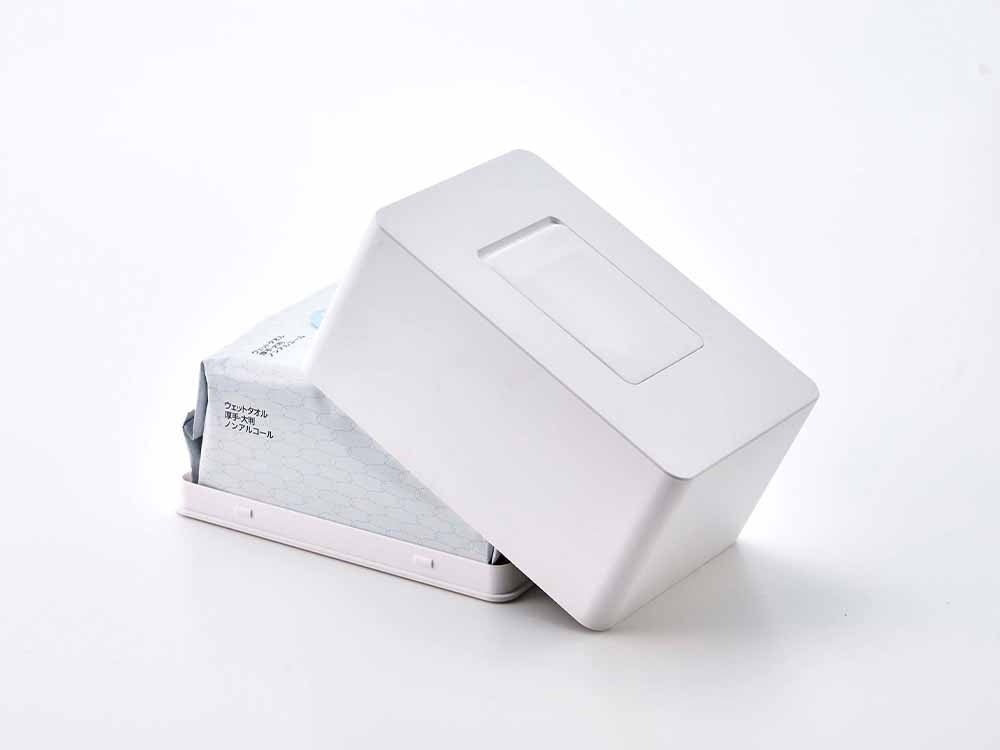 ヤマザキタワーのプラスチック製ウェットシートホルダー