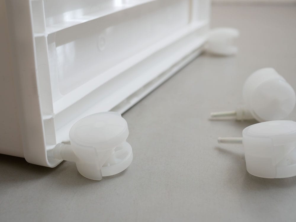 ライクイット４段スリムストレージ キャスター付き