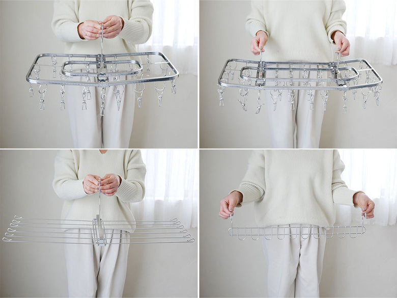 下村企販ステンレスハンガー40ピン掛け