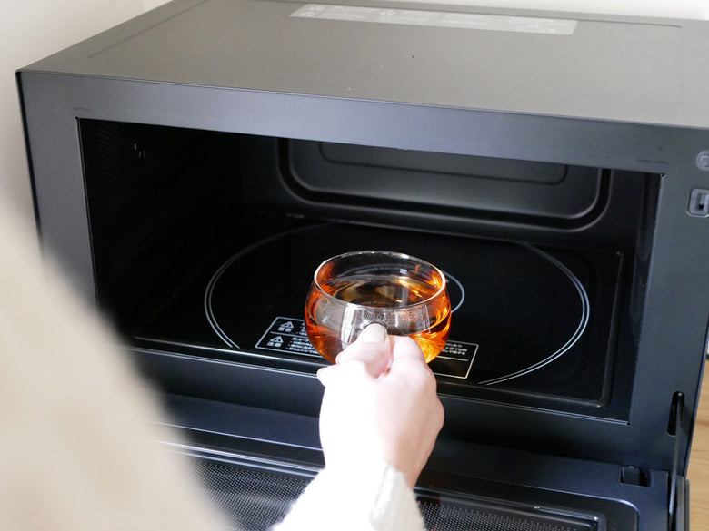 KINTOキントーのUNITEAカップとソーサー、耐熱ガラス製