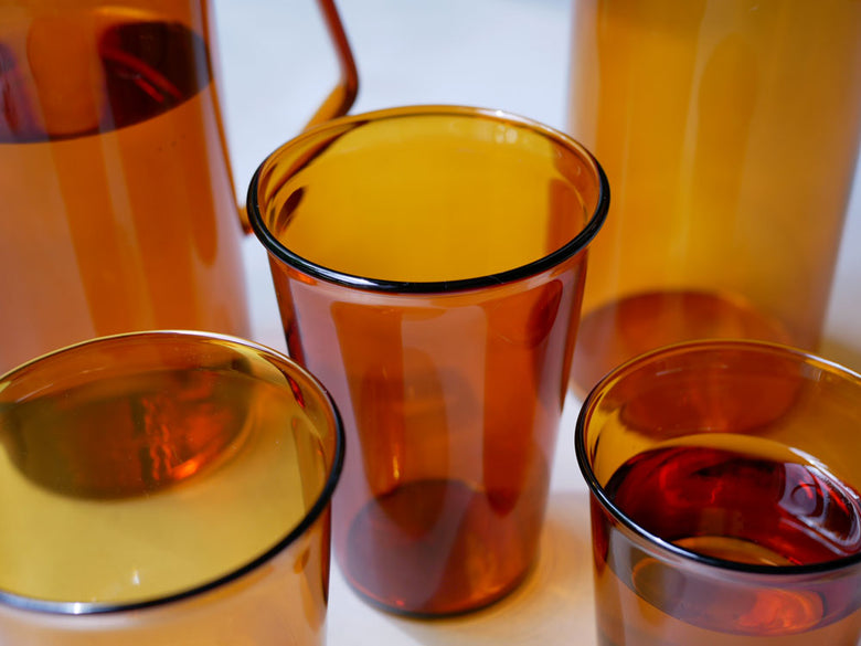 KINTO CAST AMBERシリーズのガラス容器