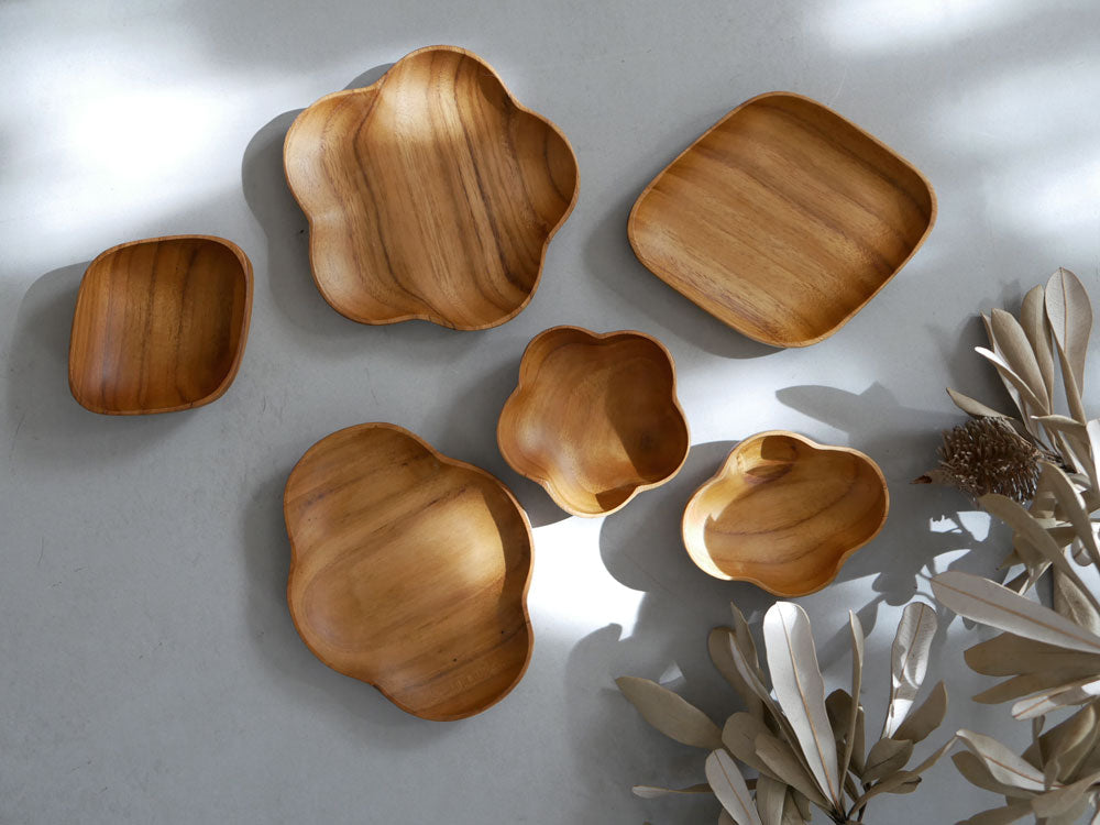 ホーンプリーズのチークウッド製ミニボウル