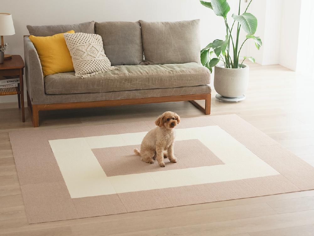 【sankopet/サンコーペット】このコ想いのタイルマット 同色18枚入