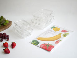 《Hinata Life特別セットA》【EMBALANCE/エンバランス】食材を美味しく保つ保存容器 / コンテナ4点（XS/S/M/L）＆ジッパーバッグセット