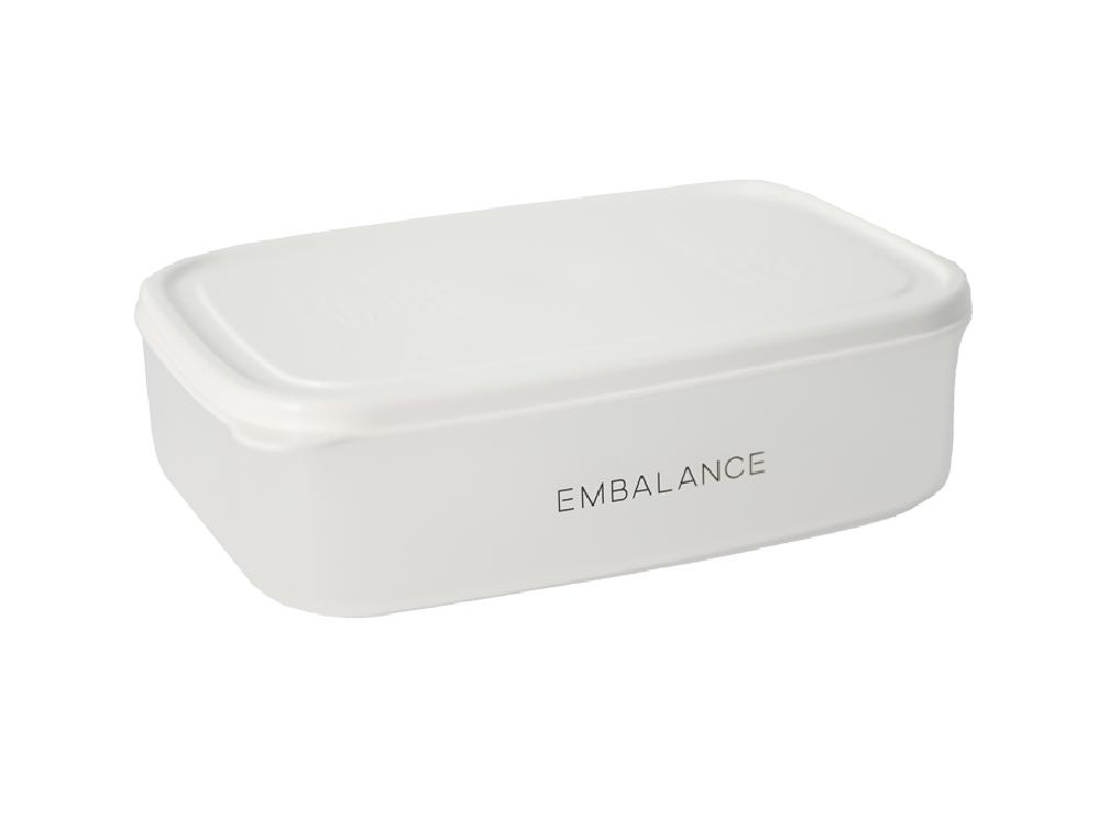 《単品》【EMBALANCE/エンバランス】電子レンジにも使える 食材を美味しく保つ保存容器 レクタングルコンテナ