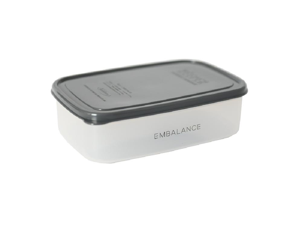 《単品》【EMBALANCE/エンバランス】電子レンジにも使える 食材を美味しく保つ保存容器 レクタングルコンテナ
