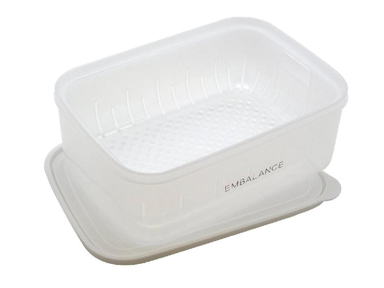 《単品》【EMBALANCE/エンバランス】電子レンジにも使える 食材を美味しく保つ保存容器 レクタングルコンテナ