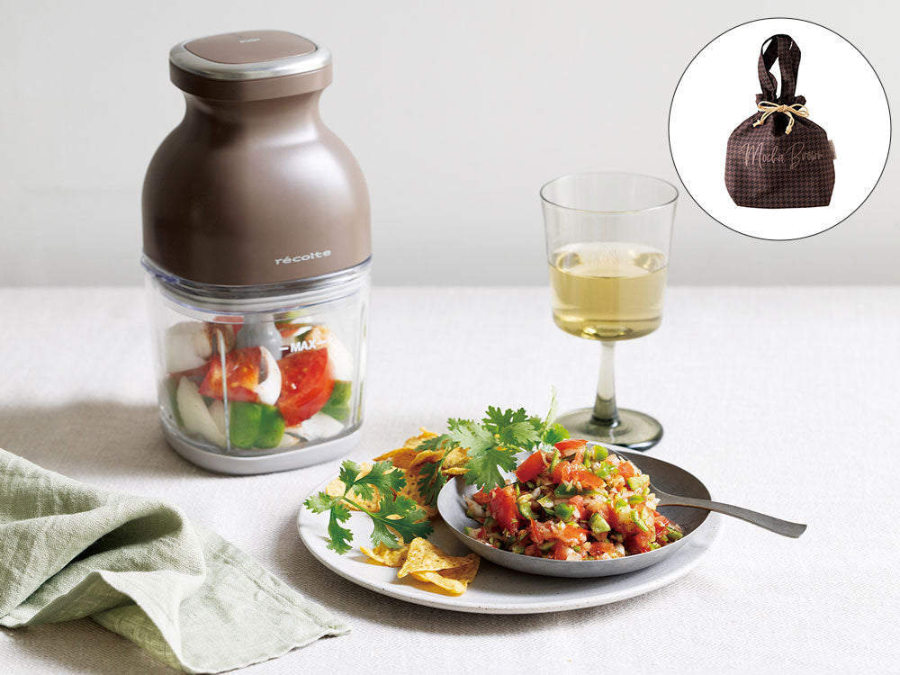 【recolte/レコルト】コードレス カプセルカッターボンヌ《保冷バッグ付き - HinataLife特別セット》