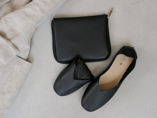 【Les Plier Noie/レ プリエ ノイエ】携帯スリッポン