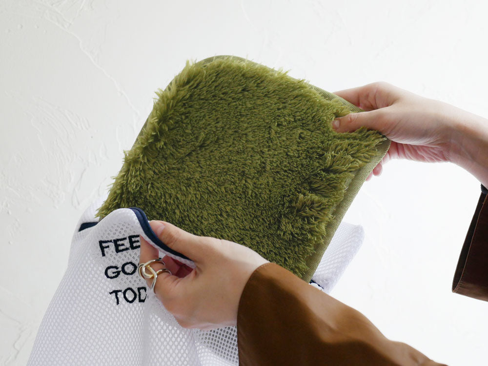 【HOPPL/ホップル】コロコロチェア専用チェアパッド。マイクロファイバーと2層ウレタン素材使用、幅25cm×奥行23.5cm×厚み2cm