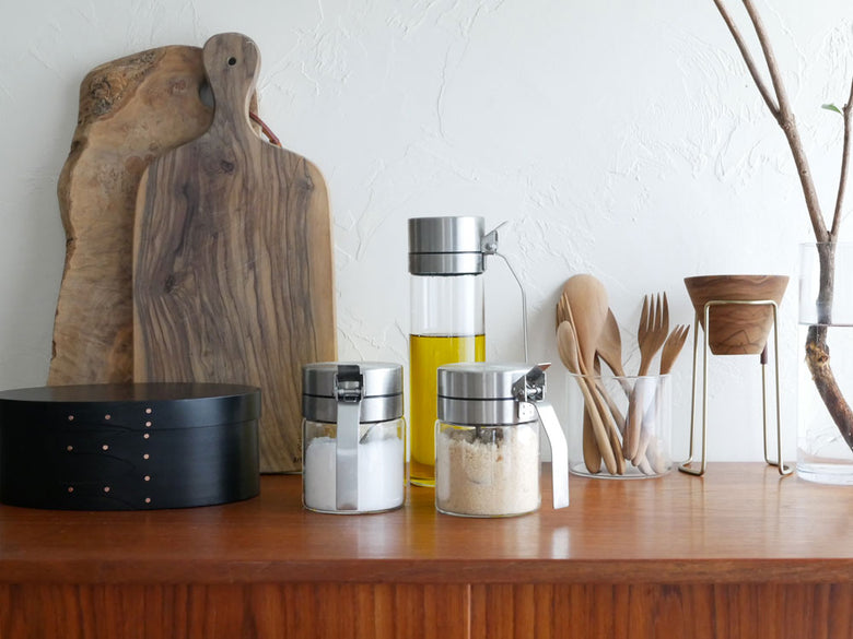 ダルトン製オイル＆ヴィネガーボトル500mlとスパイスジャー2個のギフトセット