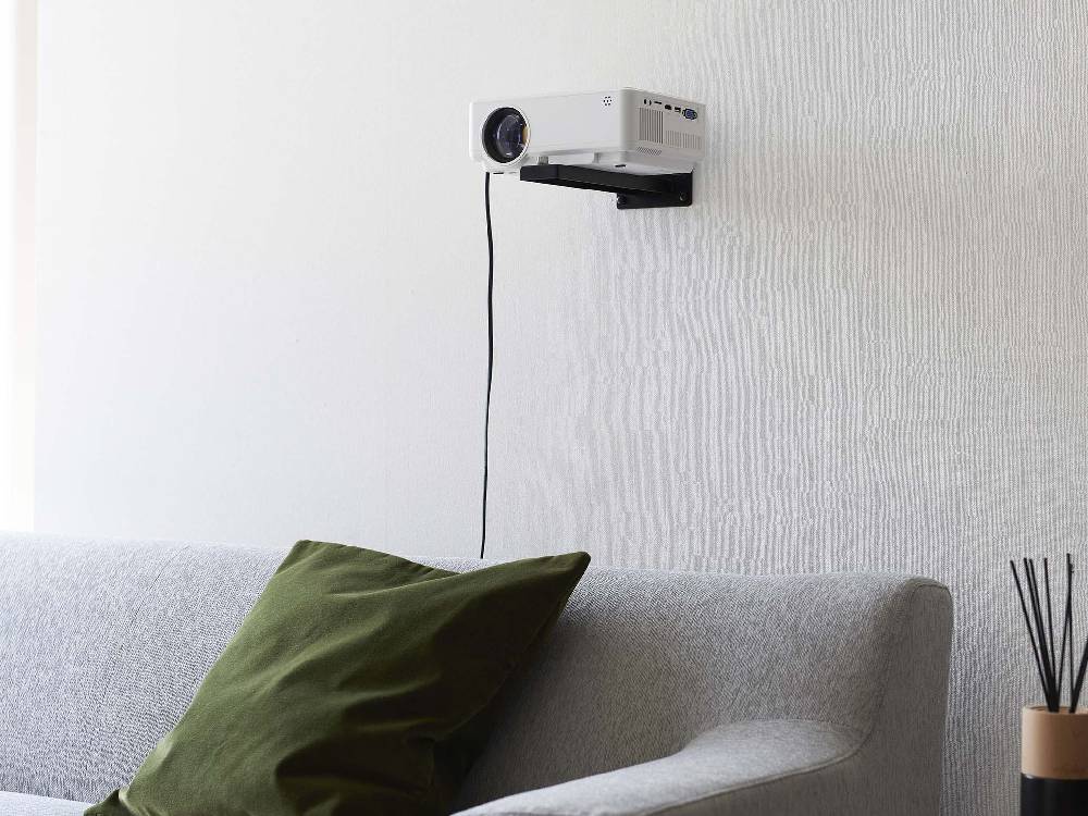 スマートウォールプロジェクターラック。スチール製でLCDプロジェクターを壁に固定できるホームアプライアンス