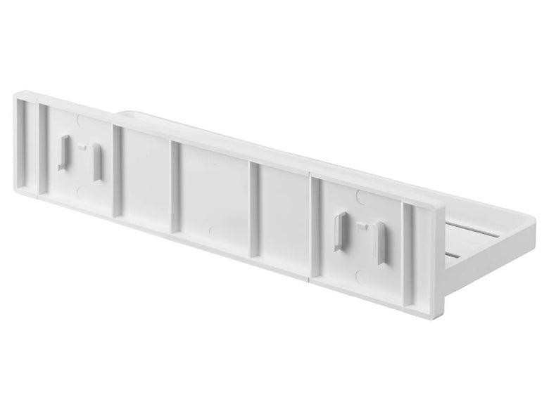 幅30cmの「MIST/ミスト」フィルムフック トレー W30。トレー本体に4つのフィルムフックが取り付けられている製品画像