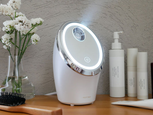 【FESTINO/フェスティノ】フェイシャルクレンジングナノスチーマー本体