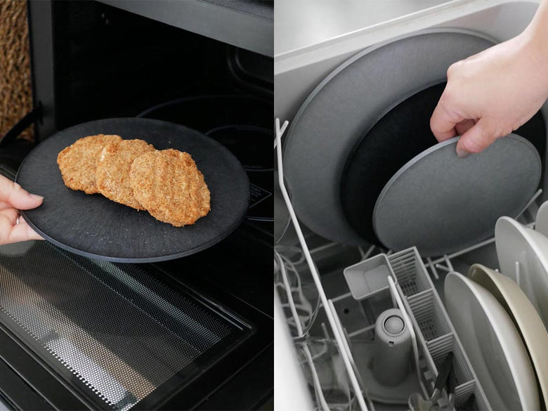 CHOPLATEのまな板兼お皿、直径260mmのSPS樹脂製キッチン用品