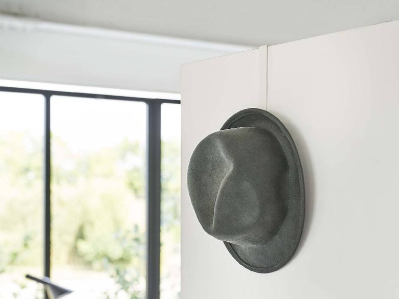 スチール製の滑り止め付きスマートドアハンガー