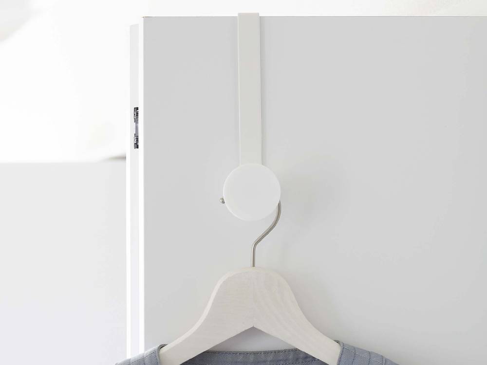 ロープとワイヤーを使用した滑り止め付きドアハンガー